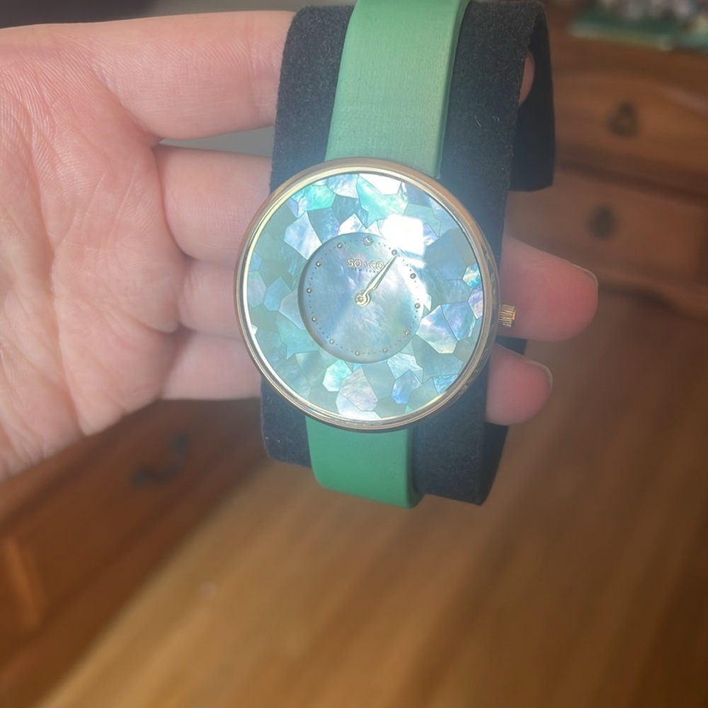 Mint Mother of Pearl Watch - Picture 9 of 11